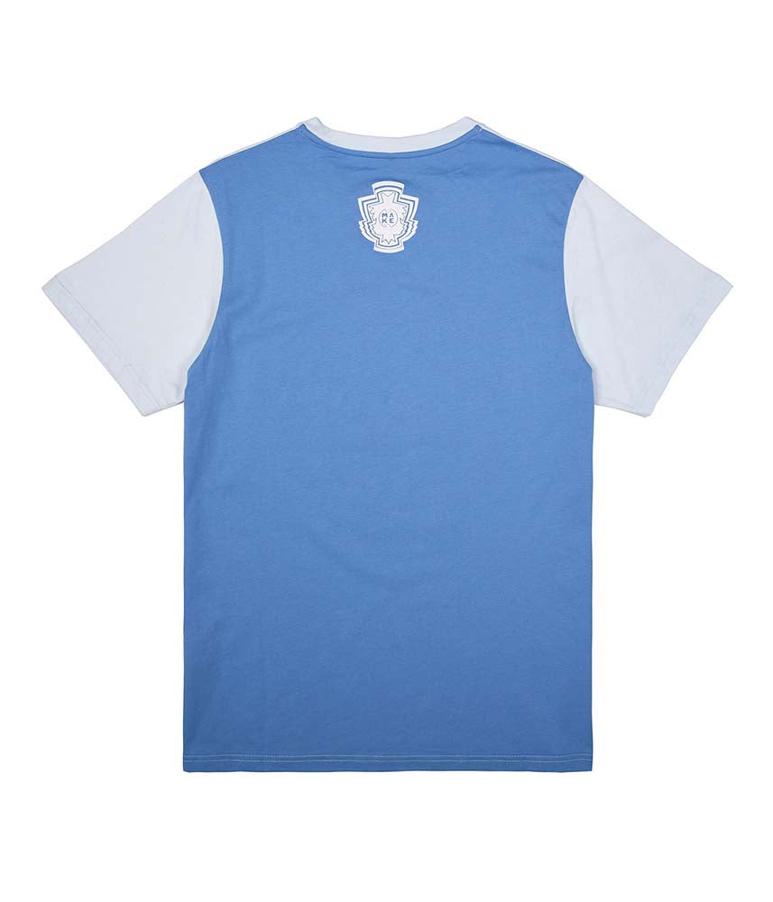 INSIGNIA TEE - WHITE/BLUE