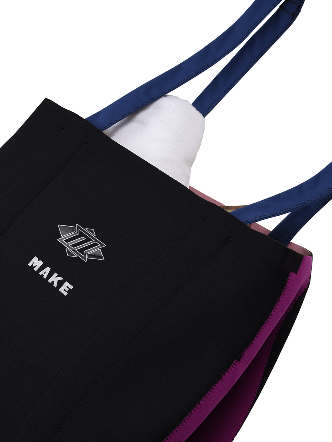 MAKE + NO LIMIT NEOPRENE TOTE BAG