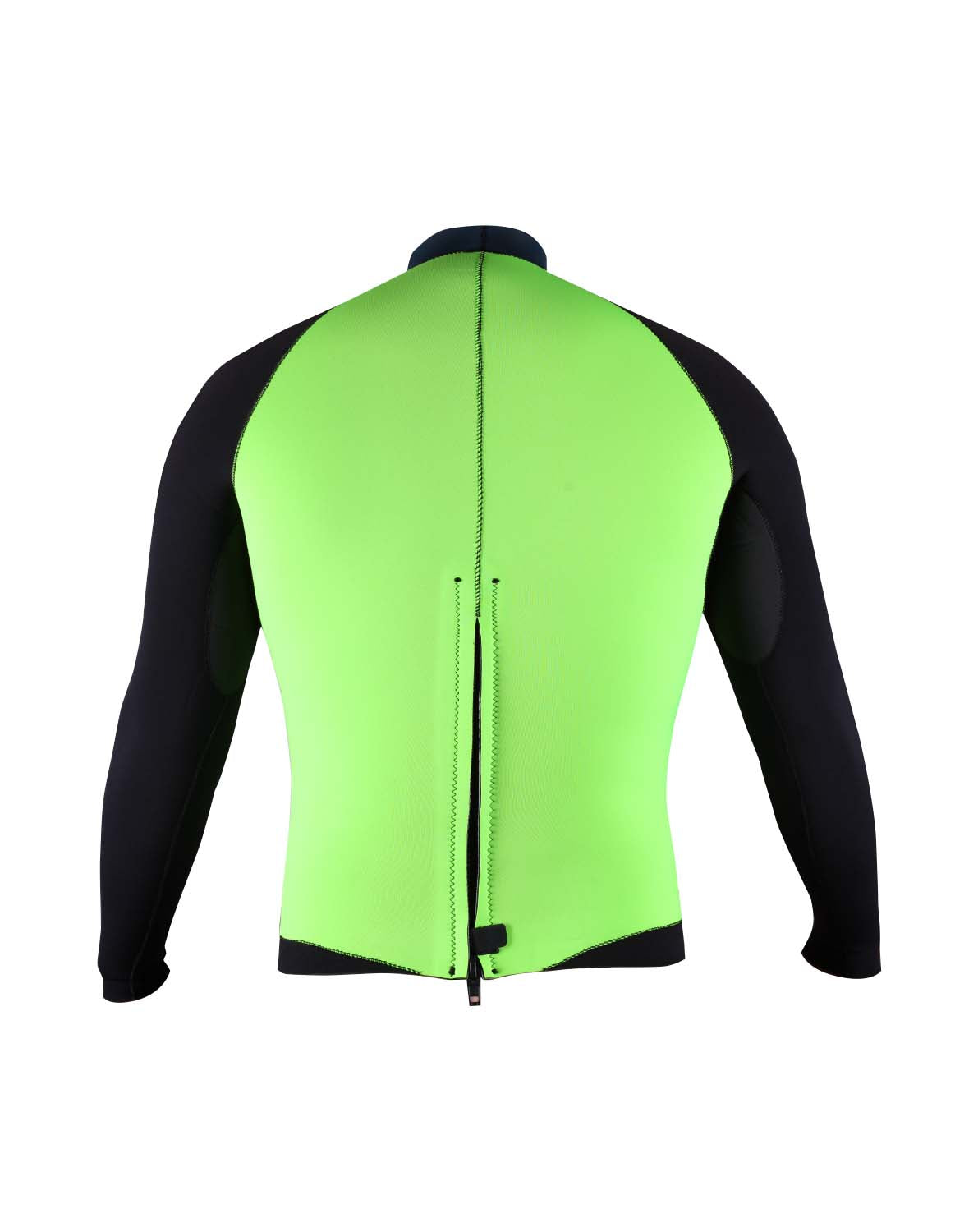 NO LIMIT + MAKE UNISEX WETSUIT JACKET NEON GREEN/CHARCOAL/PETROL