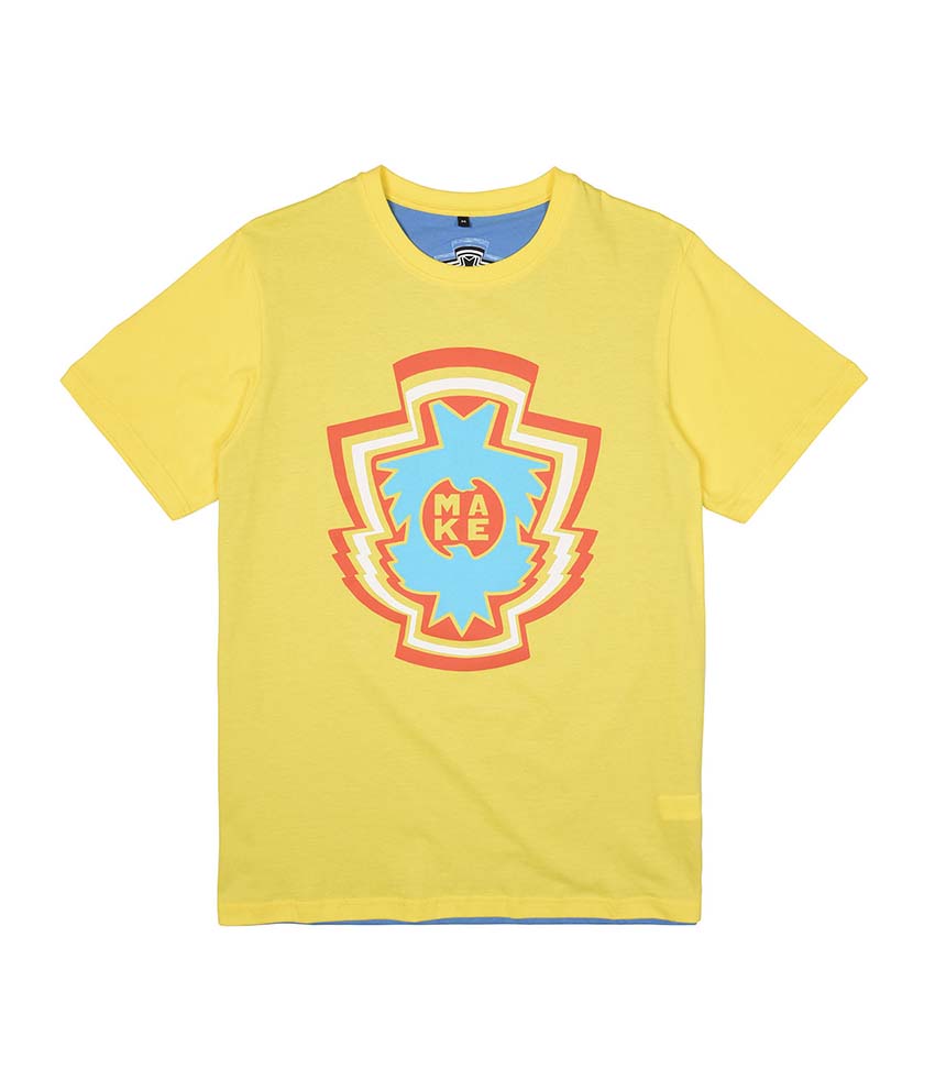 INSIGNIA TEE - YELLOW/BLUE